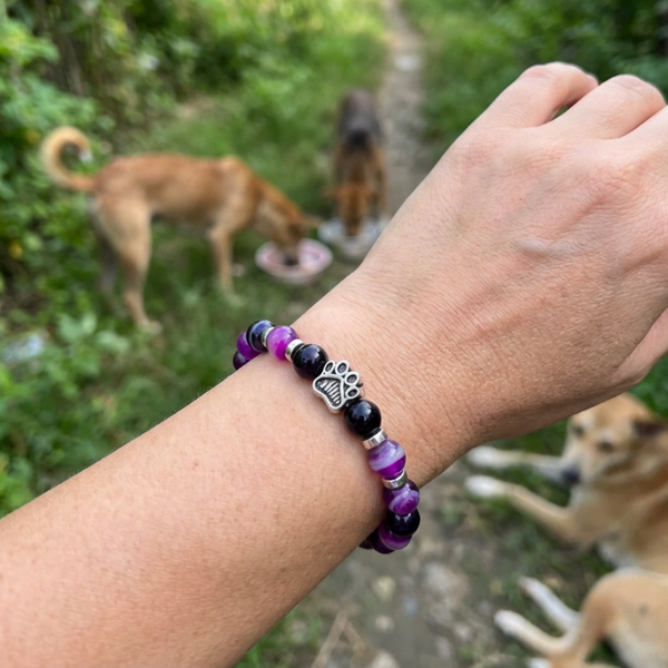 Bruno with Bruno's Bracelet